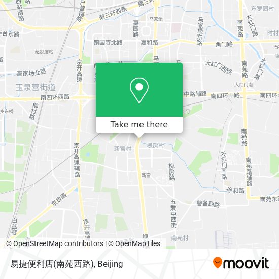 易捷便利店(南苑西路) map