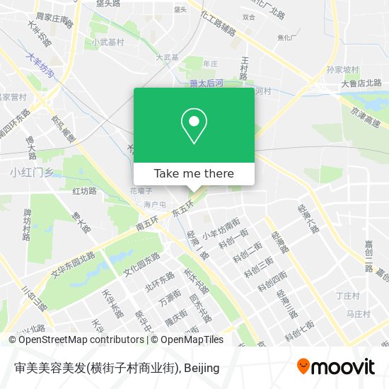 审美美容美发(横街子村商业街) map