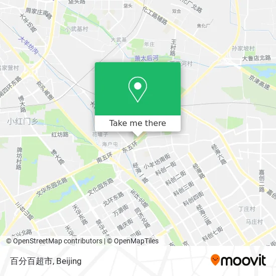 百分百超市 map