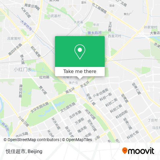 悦佳超市 map