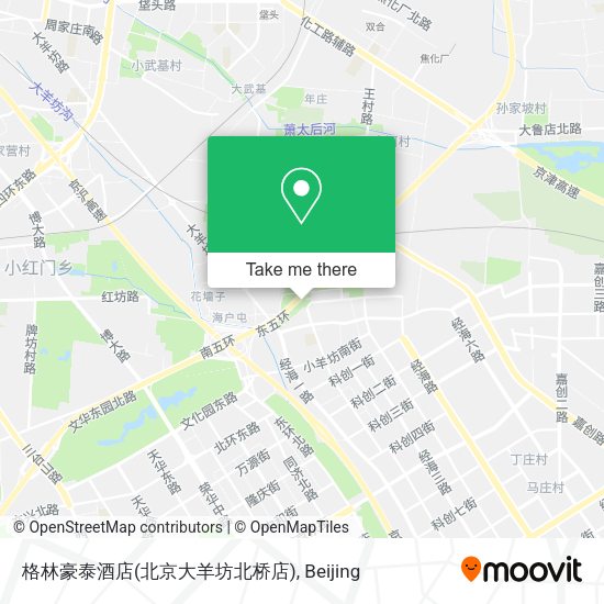格林豪泰酒店(北京大羊坊北桥店) map