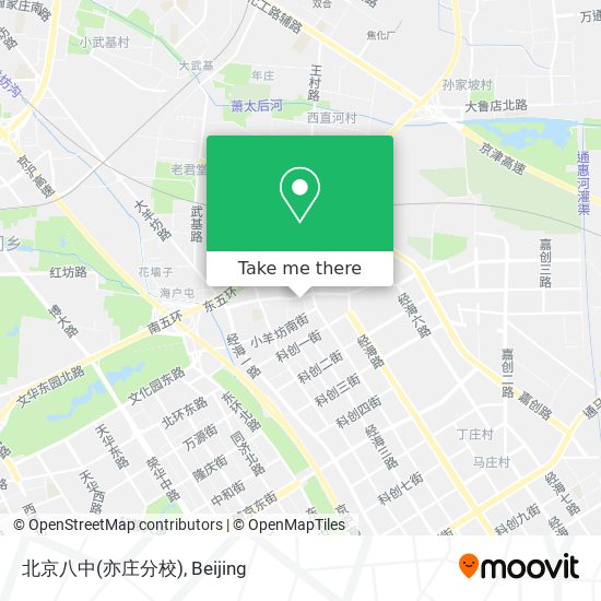 北京八中(亦庄分校) map