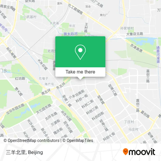 三羊北里 map