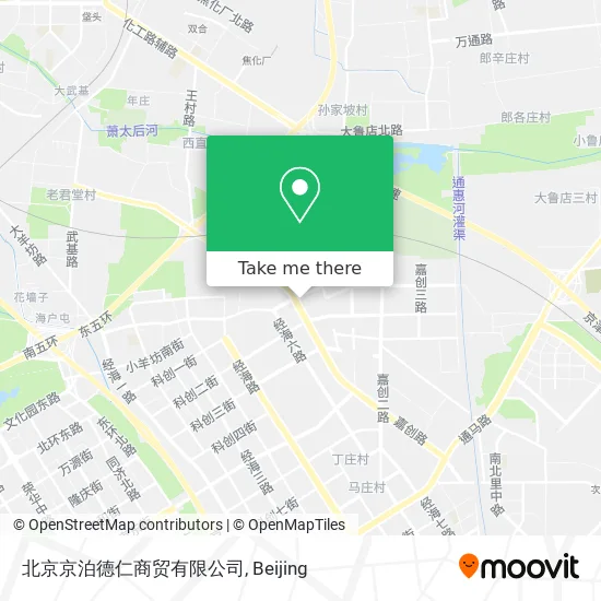 北京京泊德仁商贸有限公司 map