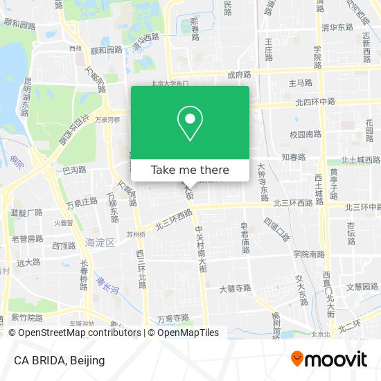 CA BRIDA map