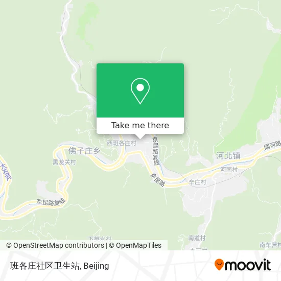 班各庄社区卫生站 map