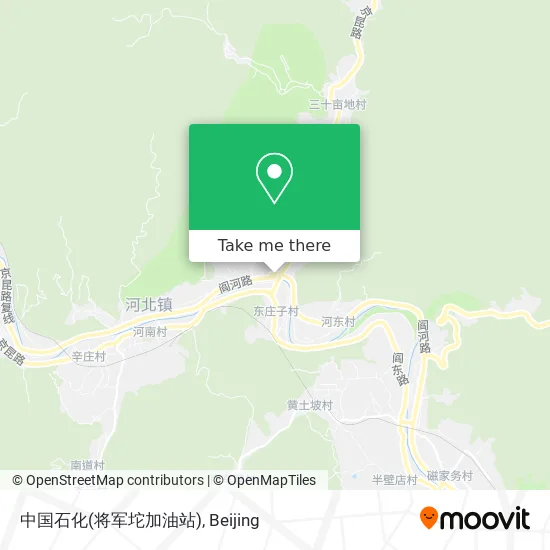中国石化(将军坨加油站) map