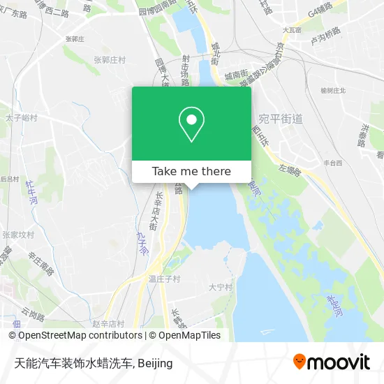天能汽车装饰水蜡洗车 map