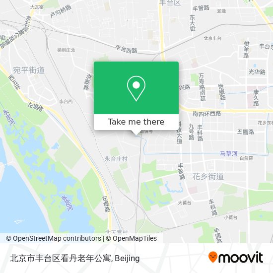 北京市丰台区看丹老年公寓 map