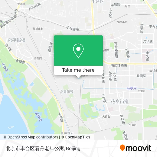 北京市丰台区看丹老年公寓 map