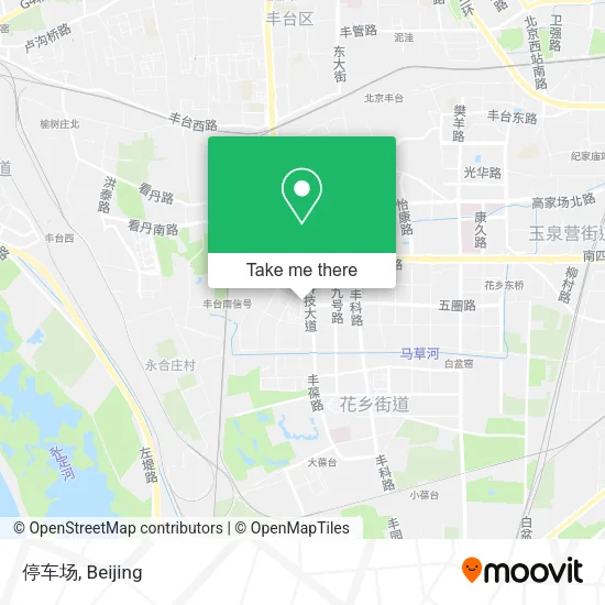 停车场 map