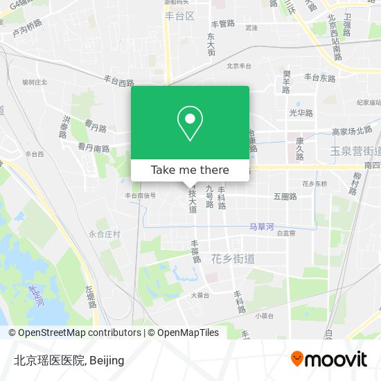 北京瑶医医院 map