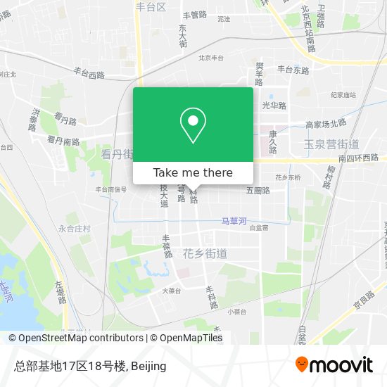 总部基地17区18号楼 map