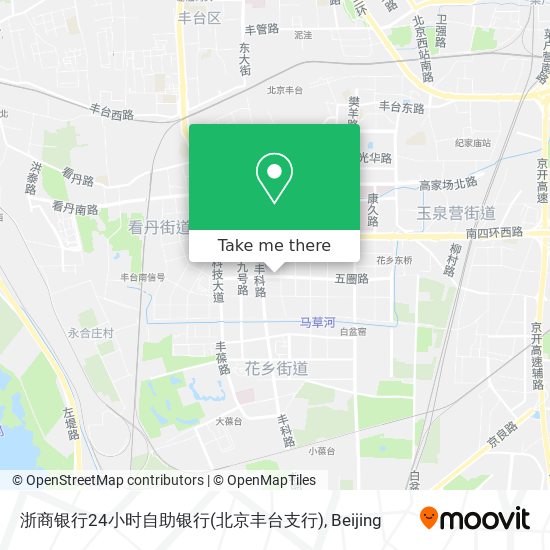 浙商银行24小时自助银行(北京丰台支行) map
