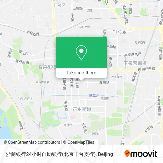 浙商银行24小时自助银行(北京丰台支行) map