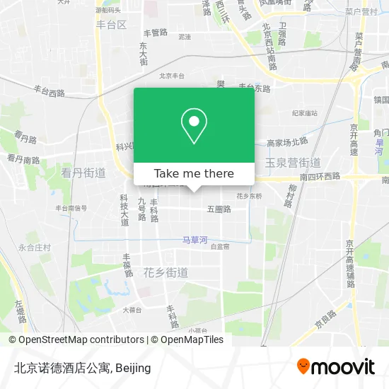 北京诺德酒店公寓 map