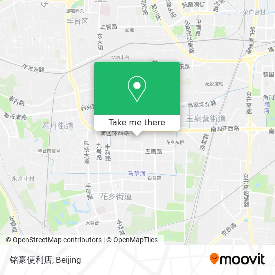 铭豪便利店 map