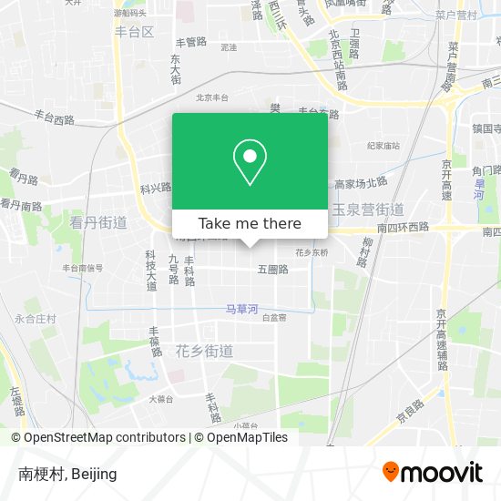 南梗村 map