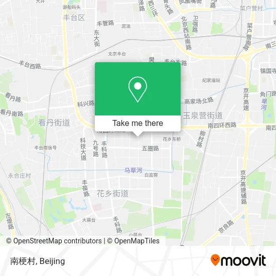 南梗村 map