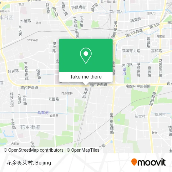 花乡奥莱村 map