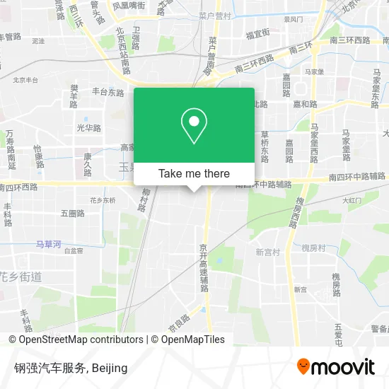 钢强汽车服务 map