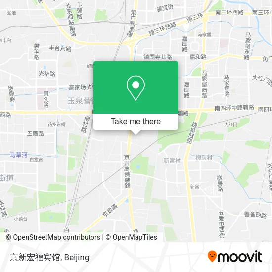 京新宏福宾馆 map