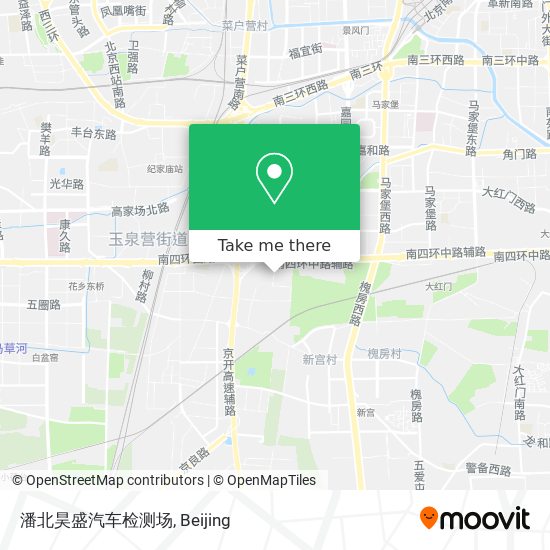 潘北昊盛汽车检测场 map