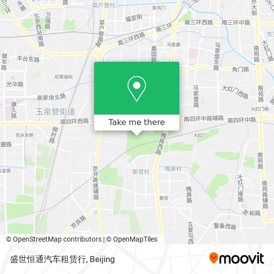 盛世恒通汽车租赁行 map