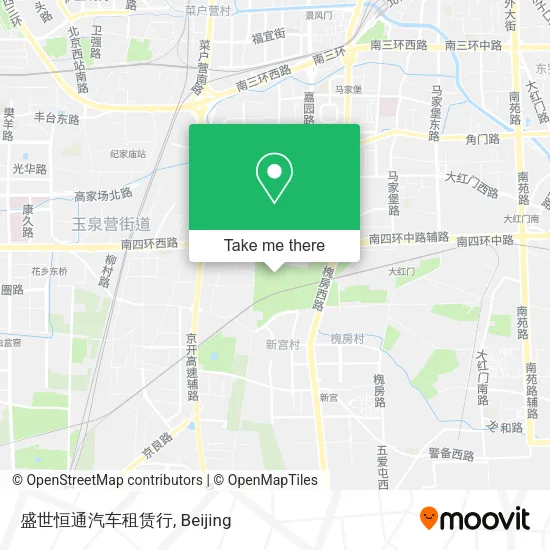 盛世恒通汽车租赁行 map