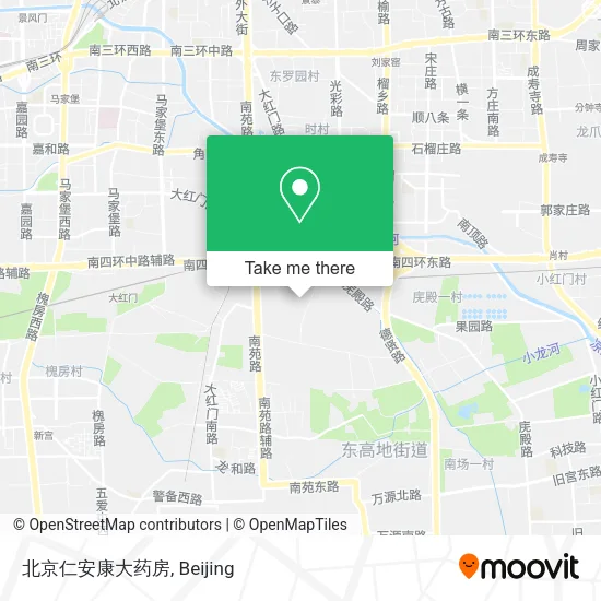 北京仁安康大药房 map