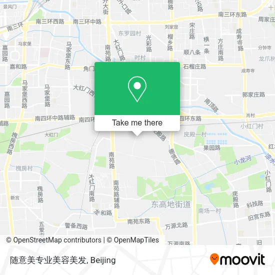 随意美专业美容美发 map