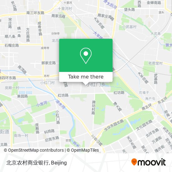 北京农村商业银行 map