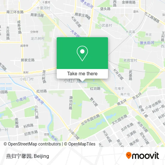 燕归宁馨园 map