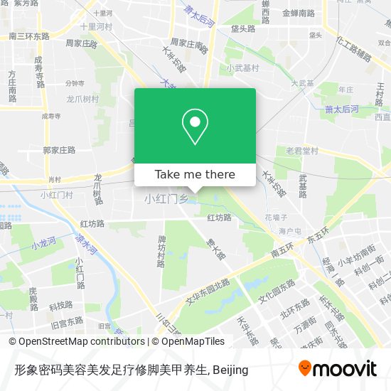 形象密码美容美发足疗修脚美甲养生 map