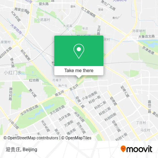 迎贵庄 map
