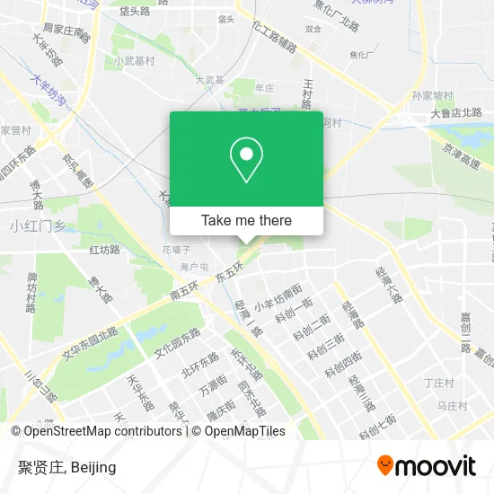 聚贤庄 map