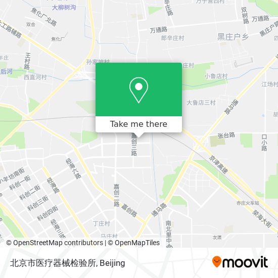 北京市医疗器械检验所 map