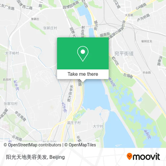 阳光天地美容美发 map