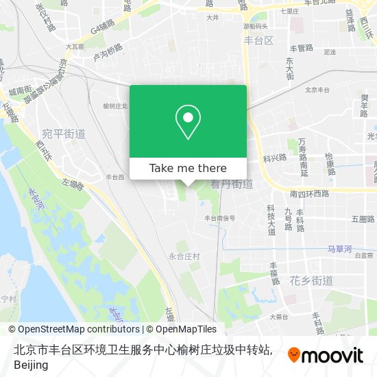北京市丰台区环境卫生服务中心榆树庄垃圾中转站 map