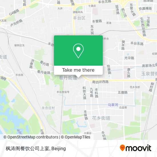 枫涛阁餐饮公司上宴 map