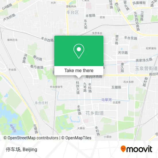 停车场 map