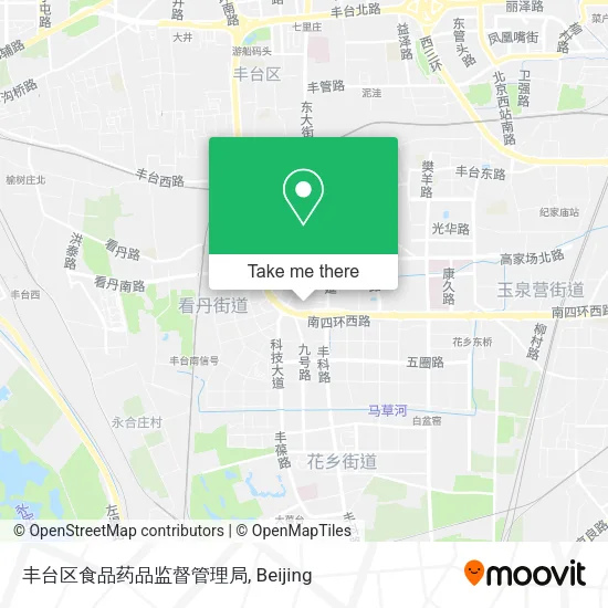 丰台区食品药品监督管理局 map