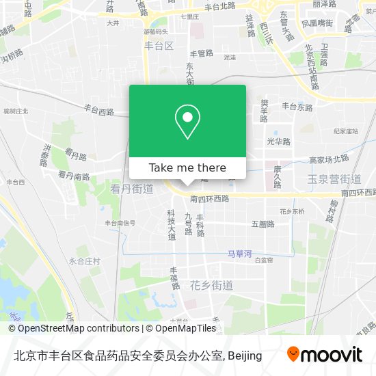 北京市丰台区食品药品安全委员会办公室 map