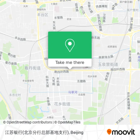 江苏银行(北京分行总部基地支行) map