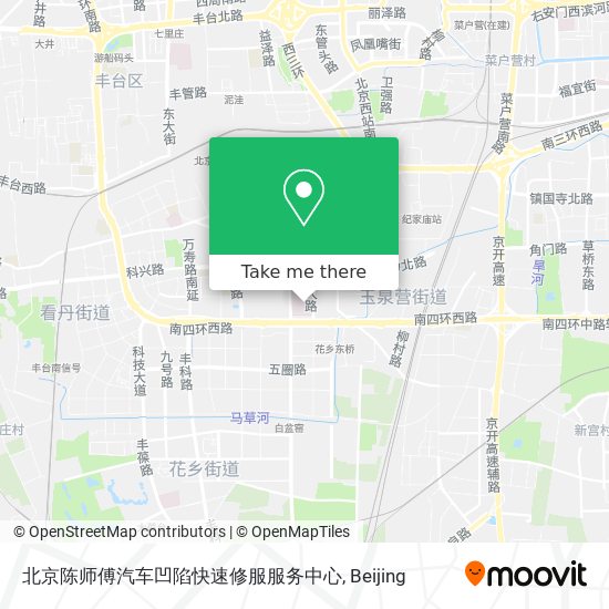 北京陈师傅汽车凹陷快速修服服务中心 map