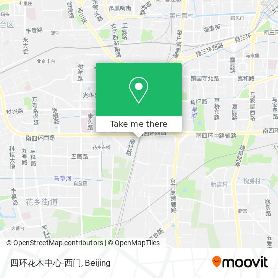 四环花木中心-西门 map