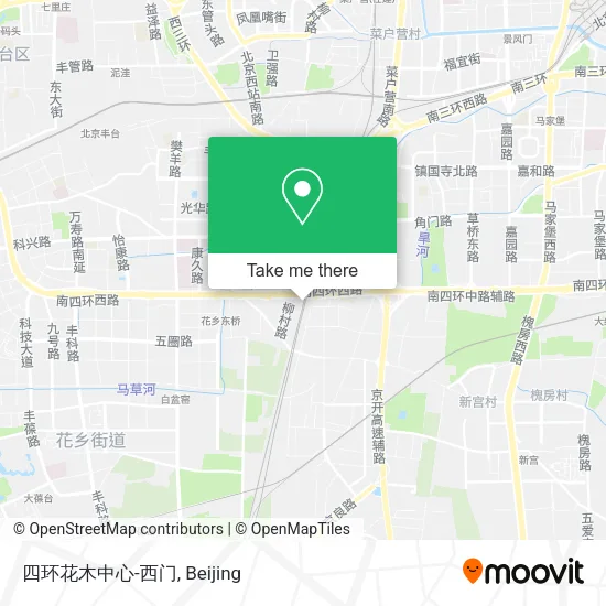 四环花木中心-西门 map