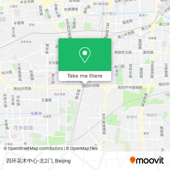 四环花木中心-北2门 map