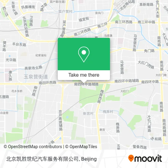 北京凯胜世纪汽车服务有限公司 map