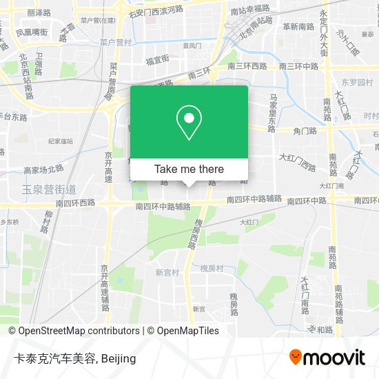 卡泰克汽车美容 map